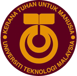 Universiti Teknologi Malaysia logo.